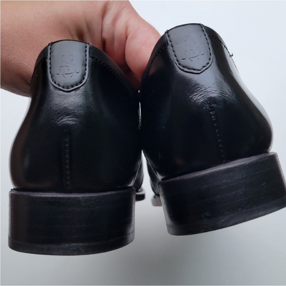 The Office of Angela Scott Mr. Evans Wingtip Oxford Shoe Loafer Black size 40 - Picture 6 of 12